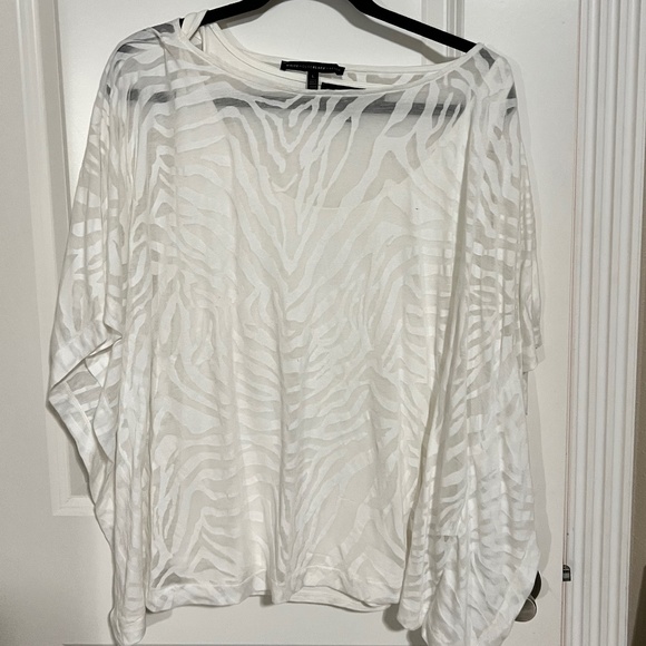 Zebra print burnout top - Picture 1 of 5